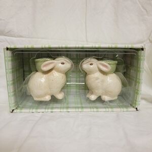 Hallmark Bunny Candleholders set of 2